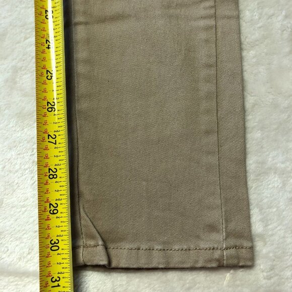 Beige Wax Jean Stretch Cargo Skinny Jeans Size 5 - Picture 11 of 11